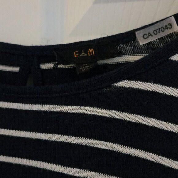 E Hanger M Bow Tie Sweater with Suede Patches - Picture 4 of 6